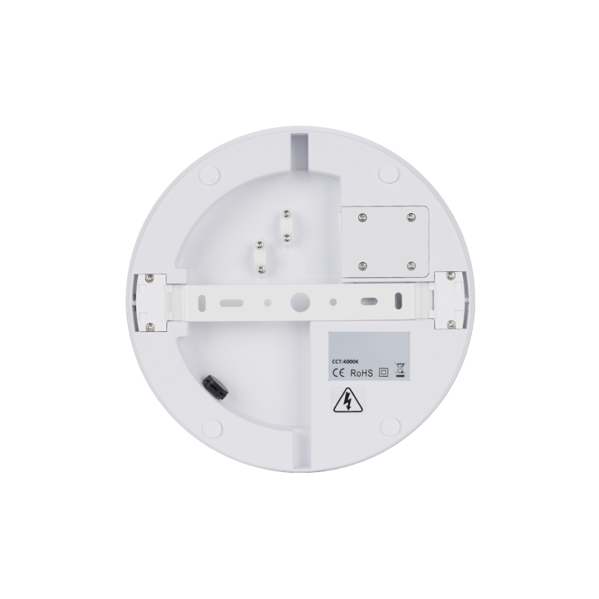Brilagi - Lampada da soffitto LED per esterni con sensore BENE LED/18W/230V Ø 21,5 cm bianca IP54
