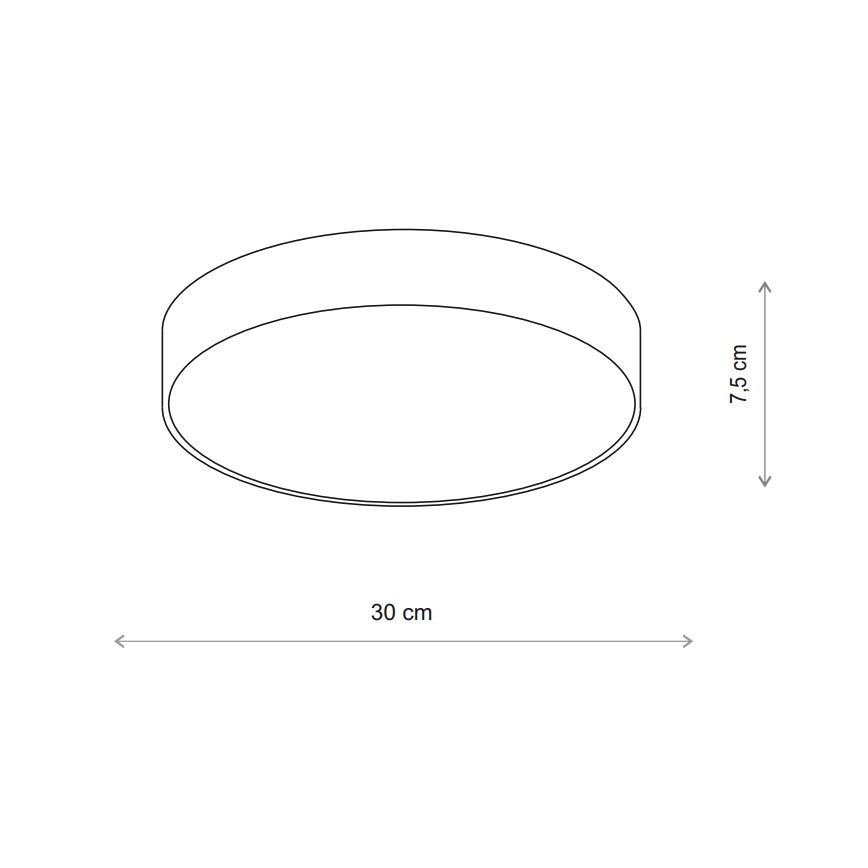 Brilagi - Plafoniera da esterno con sensore CLARE 2xE27/48W/230V diametro 30 cm IP54 beige