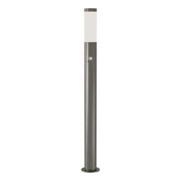 Brilagi - Lampada da esterno con sensore di movimento ELIA 1xE27/20W/230V IP44 100 cm cromo opaco