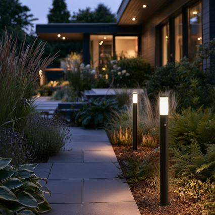 BRILAGI - Lampada da esterno con sensore di movimento ELIA 1xE27/20W/230V IP44 100 cm antracite