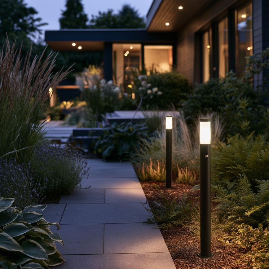BRILAGI - Lampada da esterno con sensore di movimento ELIA 1xE27/20W/230V IP44 100 cm antracite