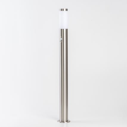 BRILAGI - Lampada da esterno con sensore di movimento ELIA 1xE27/20W/230V IP44 100 cm cromo opaco