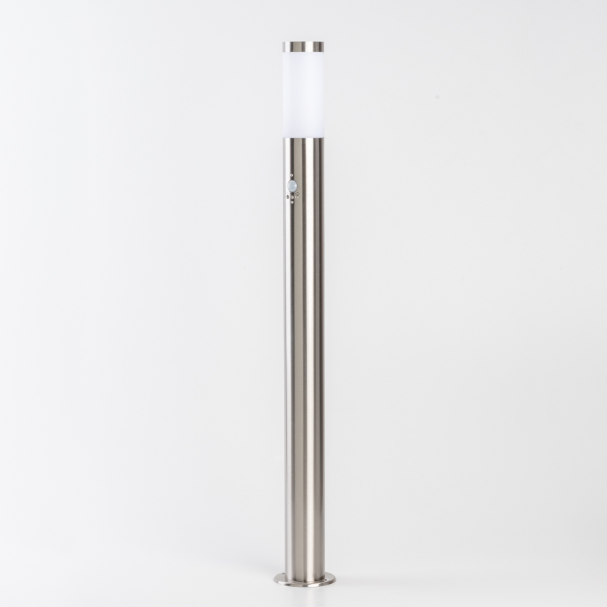 BRILAGI - Lampada da esterno con sensore di movimento ELIA 1xE27/20W/230V IP44 100 cm cromo opaco