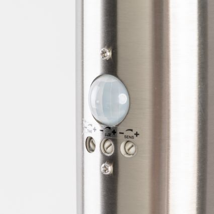 BRILAGI - Lampada da esterno con sensore di movimento ELIA 1xE27/20W/230V IP44 50 cm cromo opaco