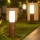 Brilagi - Lampada da esterno con sensore NOVA, 1x E27/15W/230V, 40 cm, IP44, marrone