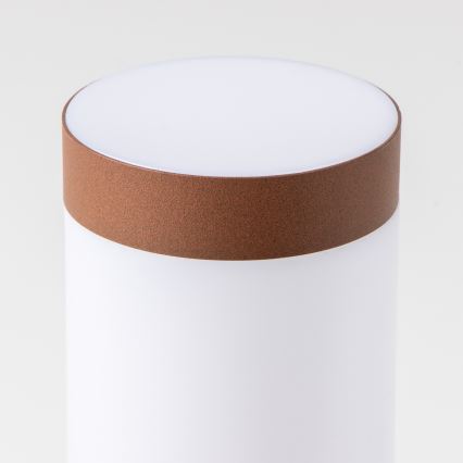 Brilagi - Lampada da esterno con sensore NOVA, 1x E27/15W/230V, 40 cm, IP44, marrone