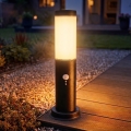 Brilagi - Lampada da esterno con sensore NOVA 1xE27/15W/230V 40 cm IP44 antracite