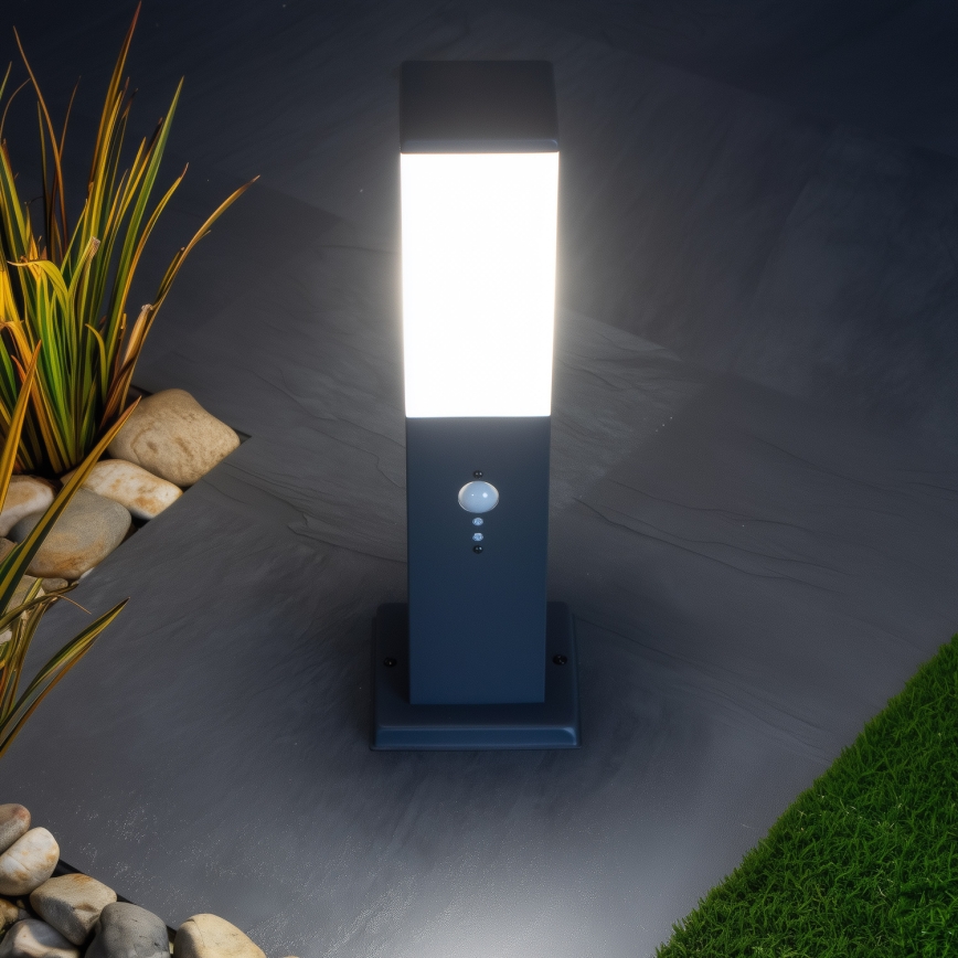Brilagi - Lampada da esterno con sensore NOVA 1xE27/15W/230V 40 cm IP44 antracite