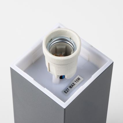 Brilagi - Lampada da esterno con sensore NOVA 1xE27/15W/230V 40 cm IP44 antracite