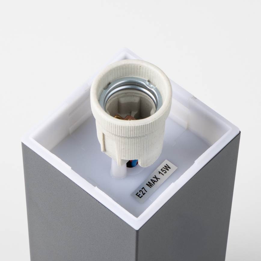 Brilagi - Lampada da esterno con sensore NOVA 1xE27/15W/230V 40 cm IP44 antracite