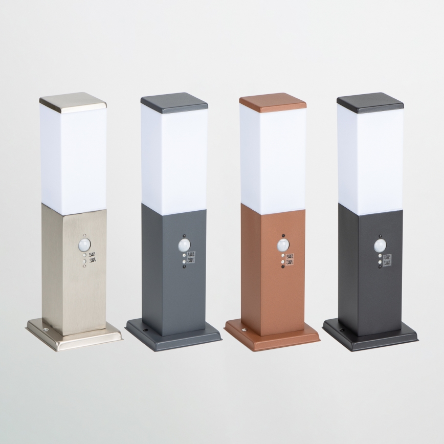 Brilagi - Lampada da esterno con sensore NOVA 1xE27/15W/230V 40 cm IP44 antracite
