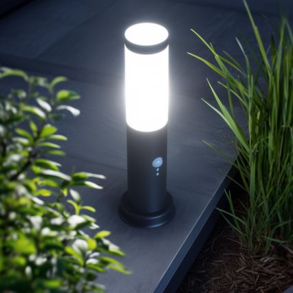 Brilagi - Lampada da esterno con sensore NOVA 1xE27/15W/230V 40 cm IP44 nera