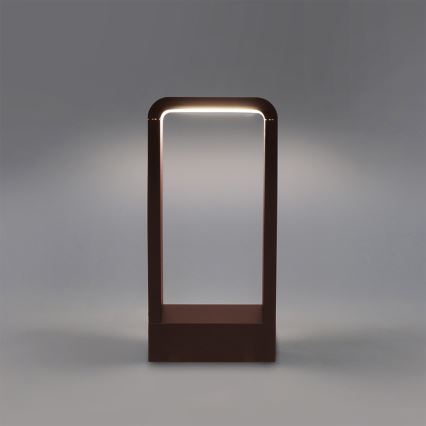 Brilagi - Lampada da esterno LED BARI LED/7W/230V 3000/4000/6000K marrone IP54 30 cm