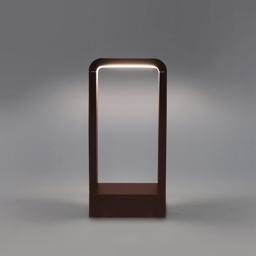 Brilagi - Lampada da esterno LED BARI LED/7W/230V 3000/4000/6000K marrone IP54 30 cm