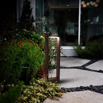 Brilagi - Lampada da esterno LED BARI LED/7W/230V 3000/4000/6000K marrone IP54 50 cm