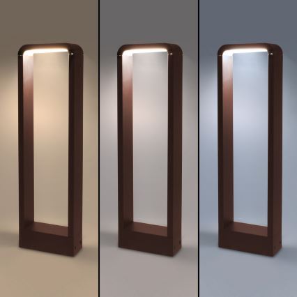 Brilagi - Lampada da esterno LED BARI LED/7W/230V 3000/4000/6000K marrone IP54 50 cm