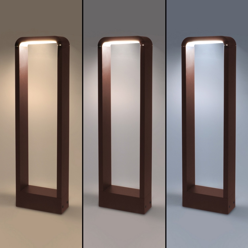 Brilagi - Lampada da esterno LED BARI LED/7W/230V 3000/4000/6000K marrone IP54 50 cm