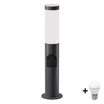 Brilagi - Lampada da esterno LED con portalampada ELIA 1xE27/7W/230V 4000K IP44 50 cm antracite