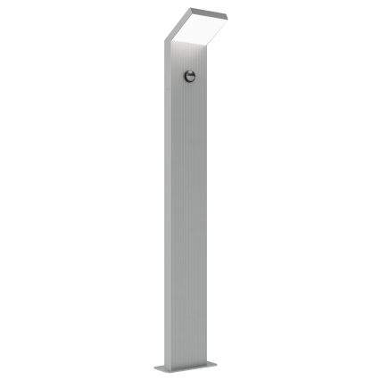 Brilagi - Lampada LED da esterno con sensore RIANO LED/8W/230V argento IP65