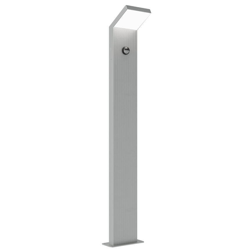Brilagi - Lampada LED da esterno con sensore RIANO LED/8W/230V argento IP65