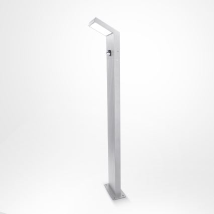 Brilagi - Lampada LED da esterno con sensore RIANO LED/8W/230V argento IP65