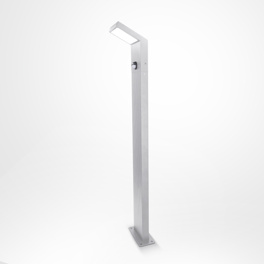 Brilagi - Lampada LED da esterno con sensore RIANO LED/8W/230V argento IP65