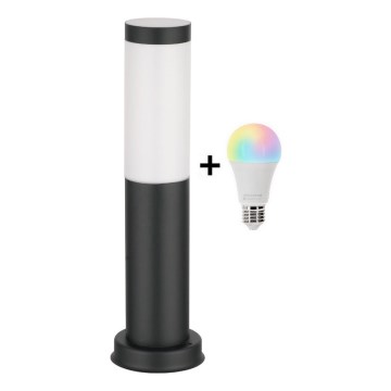 Brilagi - Lampada da esterno LED RGBW dimmerabile 1xE27/9W/230V 2700-6500K IP44 40 cm nera