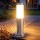 Brilagi - Lampada da esterno NOVA 1xE27/15W/230V 40 cm IP44 cromo opaco