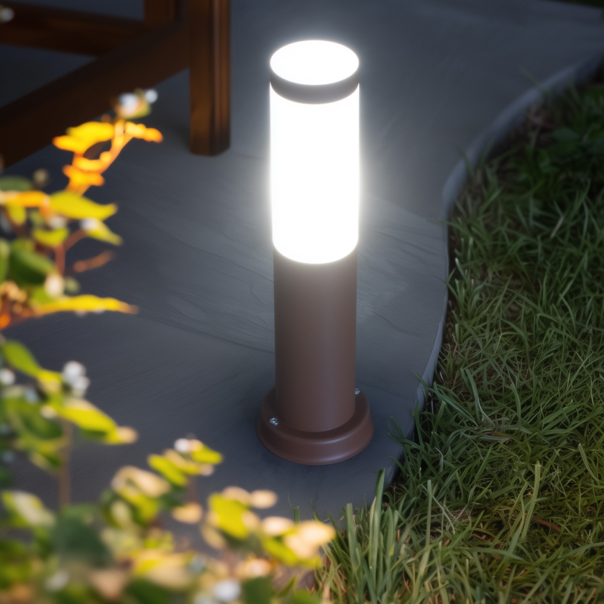 Brilagi - Lampada da esterno NOVA 1xE27/15W/230V 40 cm IP44 marrone