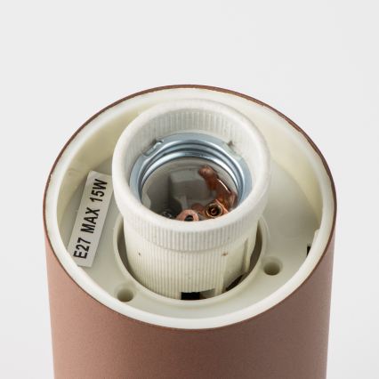 Brilagi - Lampada da esterno NOVA 1xE27/15W/230V 40 cm IP44 marrone