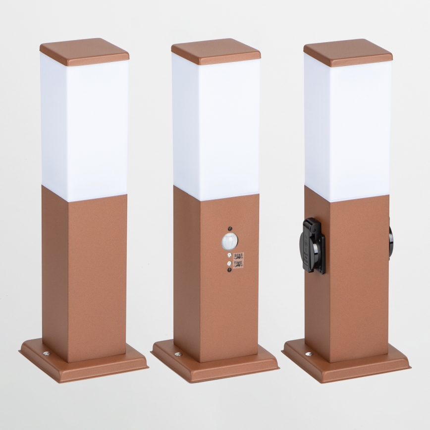 Brilagi - Lampada da esterno NOVA 1xE27/15W/230V 40 cm IP44 marrone