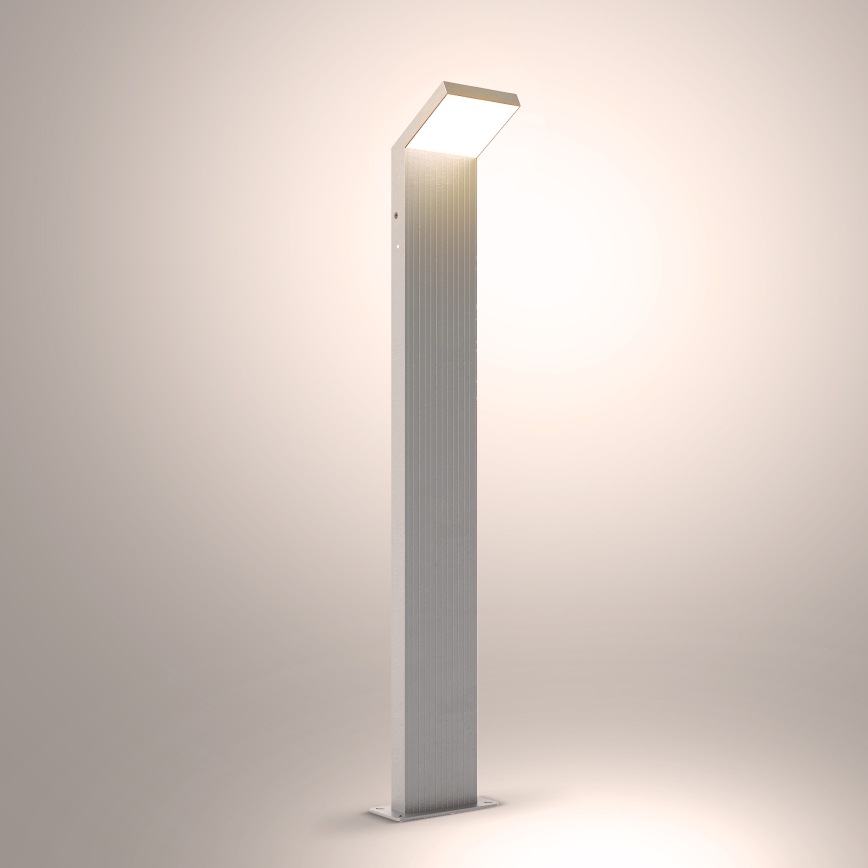 Brilagi - Lampada da esterno RIANO LED/8W/230V argento IP65 80 cm
