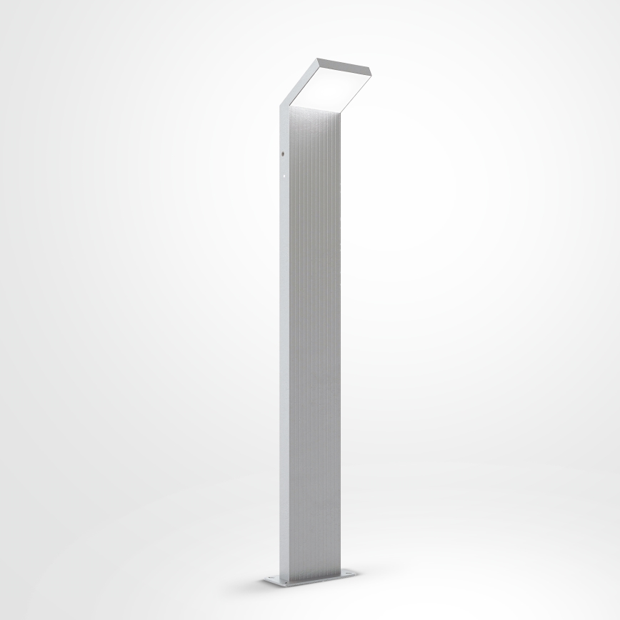 Brilagi - Lampada da esterno RIANO LED/8W/230V argento IP65 80 cm