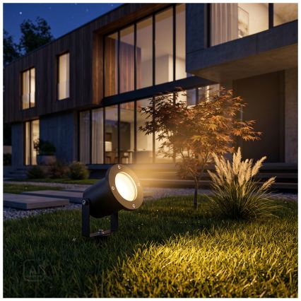 BRILAGI - Lampada da esterno TERRA 1xGU10/50W/230V IP65 nera