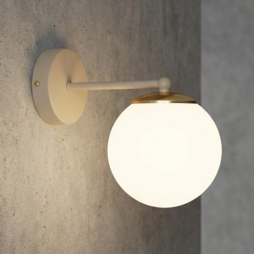 Brilagi - Lampada da parete 1xE27/60W/230V beige/oro