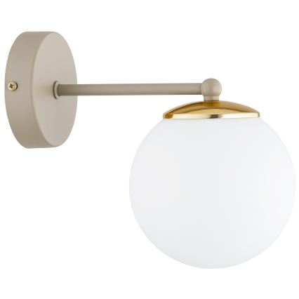 Brilagi - Lampada da parete 1xE27/60W/230V beige/oro