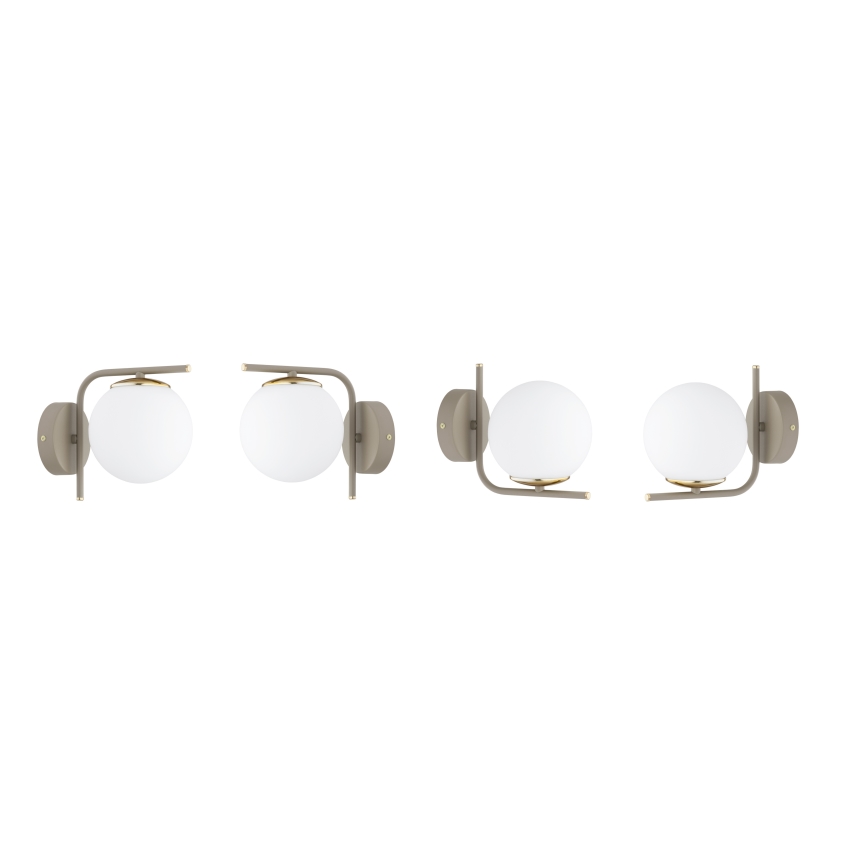 Brilagi - Lampada da parete 1xE27/60W/230V beige/oro