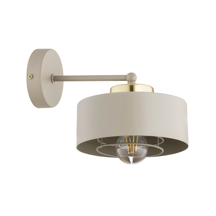 Brilagi - Lampada da parete 1xE27/60W/230V beige/oro
