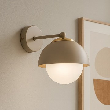 Brilagi - Lampada da parete 1xE27/60W/230V beige/oro