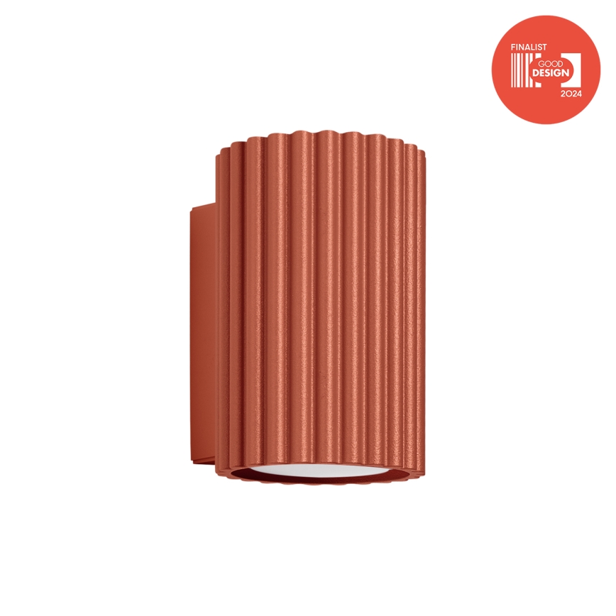 Brilagi - Lampada da parete a LED CRESTO 1xGU10/10W/230V 10 cm rossa