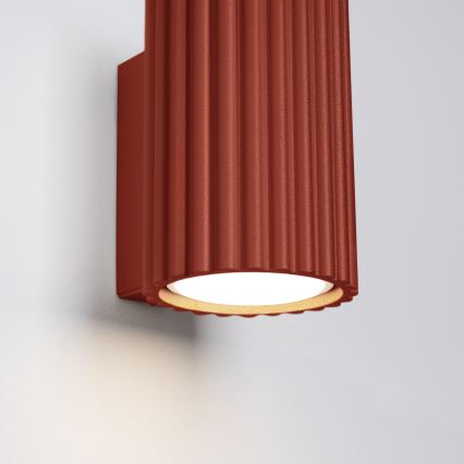 Brilagi - Lampada da parete a LED CRESTO 1xGU10/10W/230V 10 cm rossa