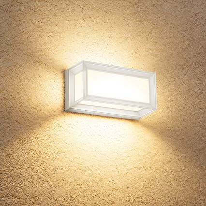 Brilagi - Lampada da parete LED per esterni con sensore PARKER LED/12W/230V bianca IP44