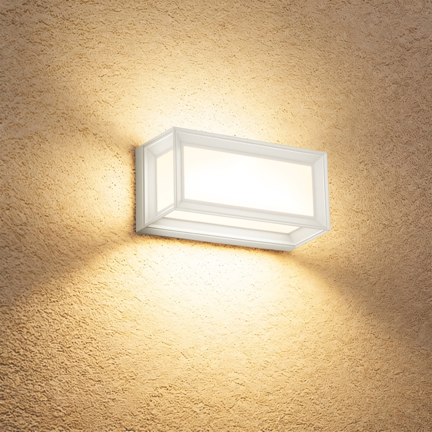 Brilagi - Lampada da parete LED per esterni con sensore PARKER LED/12W/230V bianca IP44