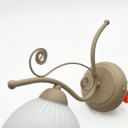 Brilagi - Lampada da parete ANTICO MODERN 1xE27/60W/230V beige