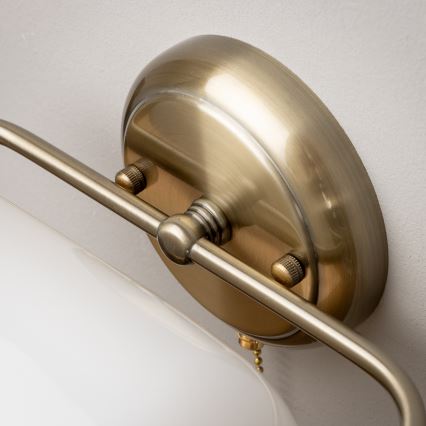 Brilagi - Lampada da parete BANK OFFICE 1xE27/60W/230V ottone/bianco