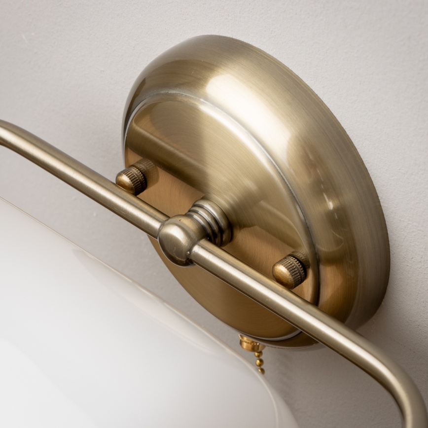 Brilagi - Lampada da parete BANK OFFICE 1xE27/60W/230V ottone/bianco