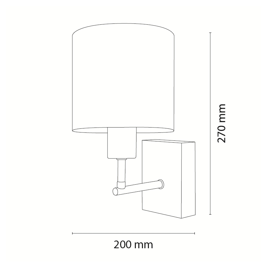 Brilagi - Lampada da parete per bambini BOBO WOOD 1xE27/25W/230V rovere/nera/bianca/animaletti