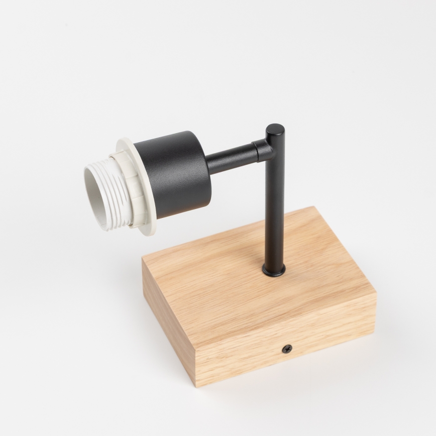 BRILAGI - Lampada da parete per bambini BOBO WOOD 1xE27/25W/230V rovere/nera/bianca/animaletti