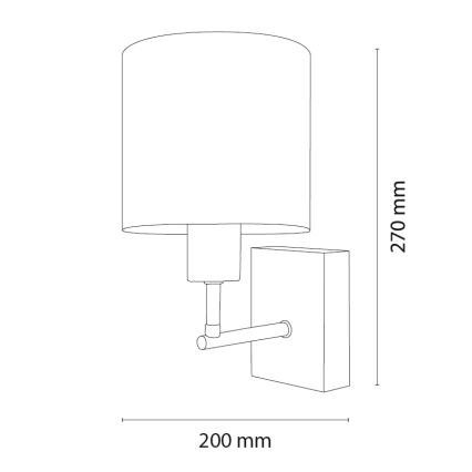 Brilagi - Applique da parete per bambini BOBO WOOD 1xE27/25W/230V rovere/nera/bianca/verde/giungla