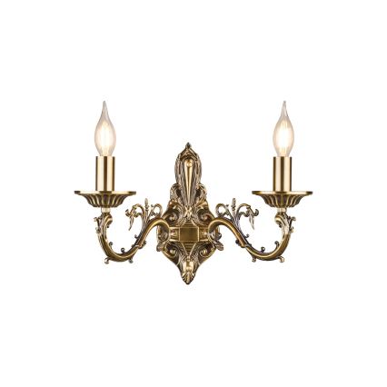 Brilagi - Lampada da parete CLASSIC 2xE14/10W/230V ottone